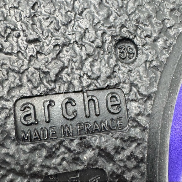 Arche Laius Elixir Ballet Flats Purple Nubuck Suede Size 39 - Picture 9 of 9